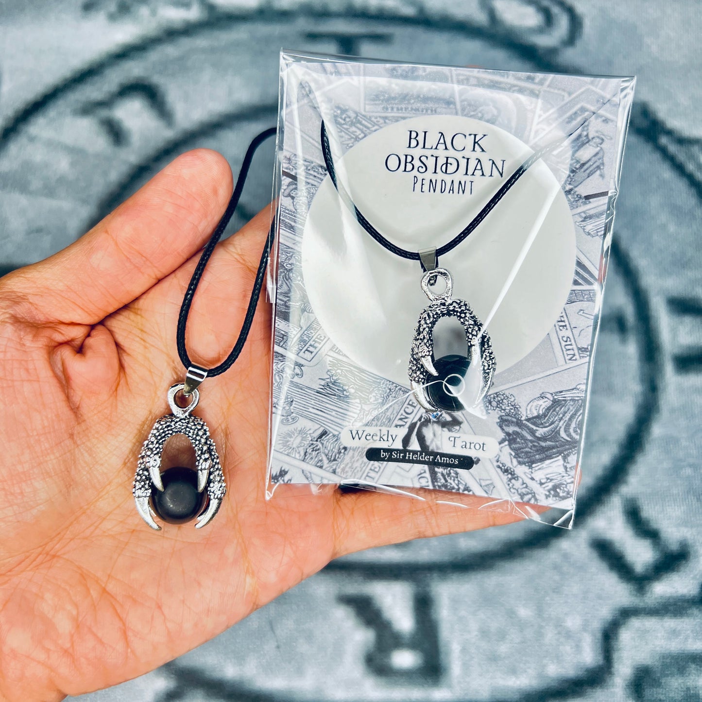 Dragon Claw Black Obsidian Crystal Quartz