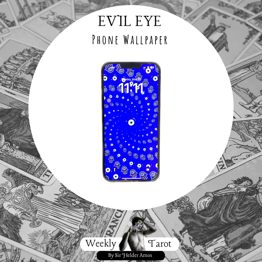 Free: Evil Eye Emoji Phone Wallpaper.