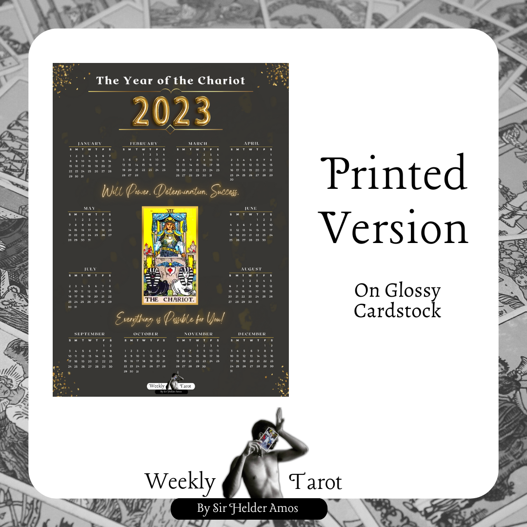 FREE: 2023 Year of the Chariot Printable Calendar