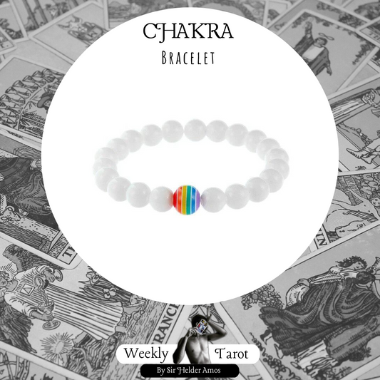Minimalist White Quartz Chakra Balancing Bracelet