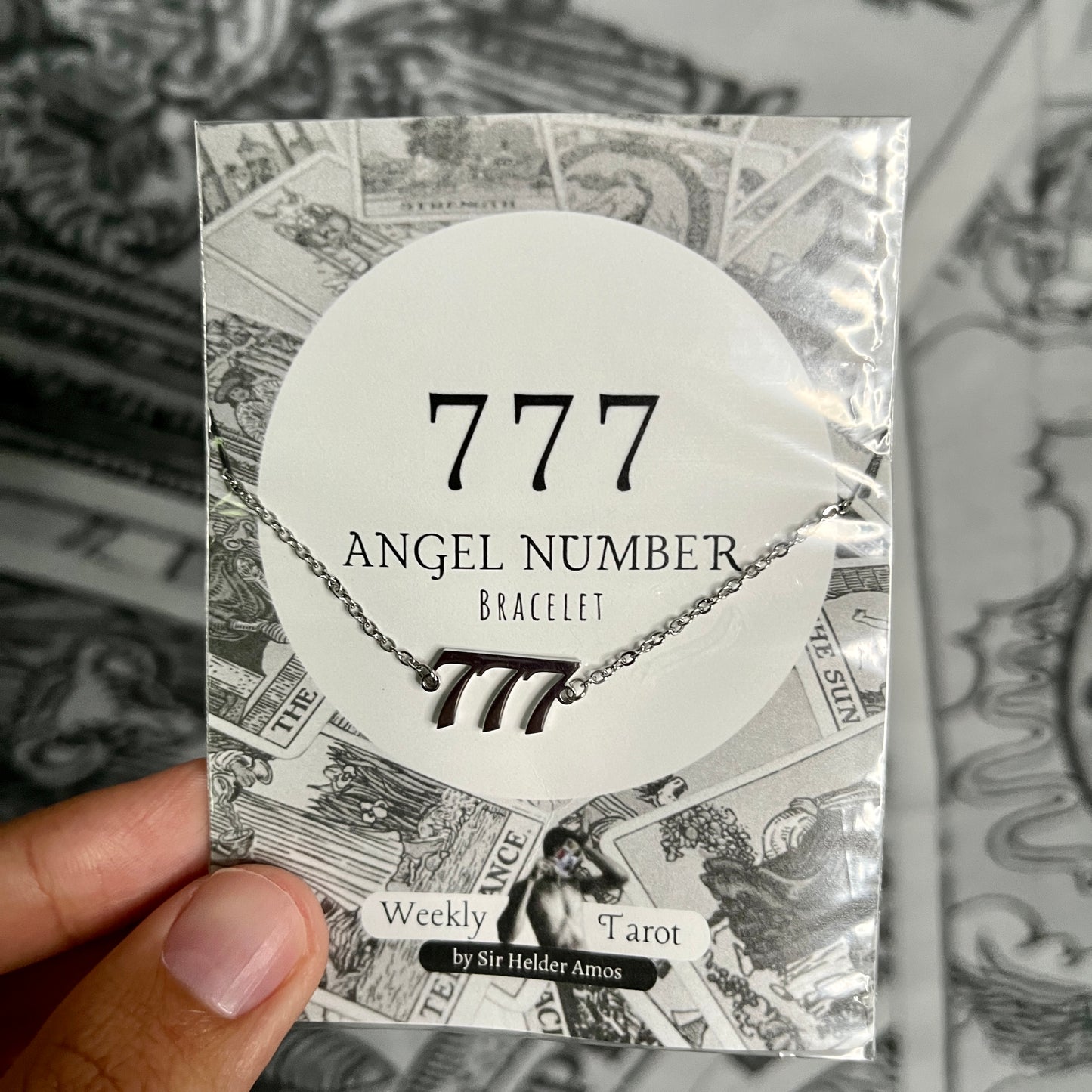 777 Angel Number ~ Stainless Steel Bracelet