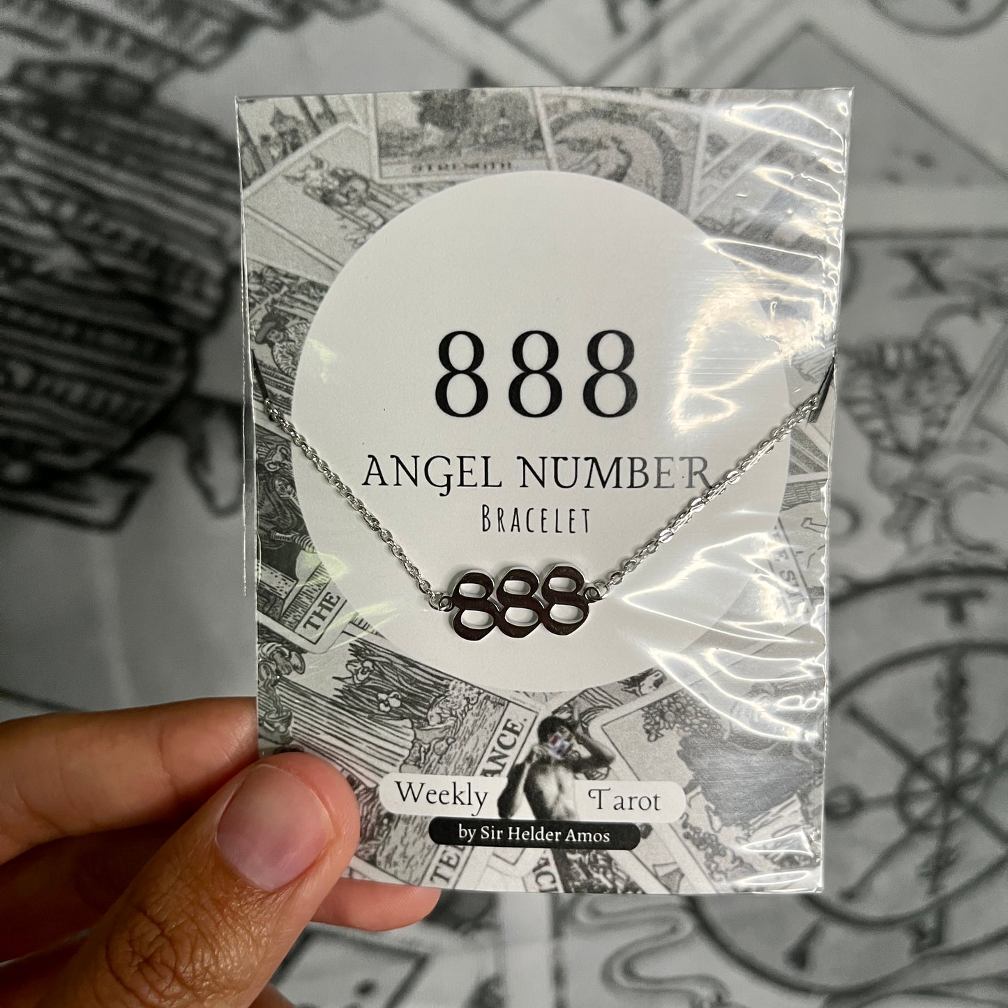 888 Angel Number ~ Stainless Steel Bracelet