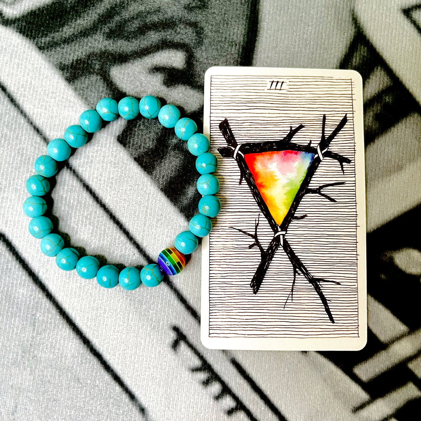 ~ CLEARANCE ~ Minimalist Turquoise Chakra Balancing Bracelet