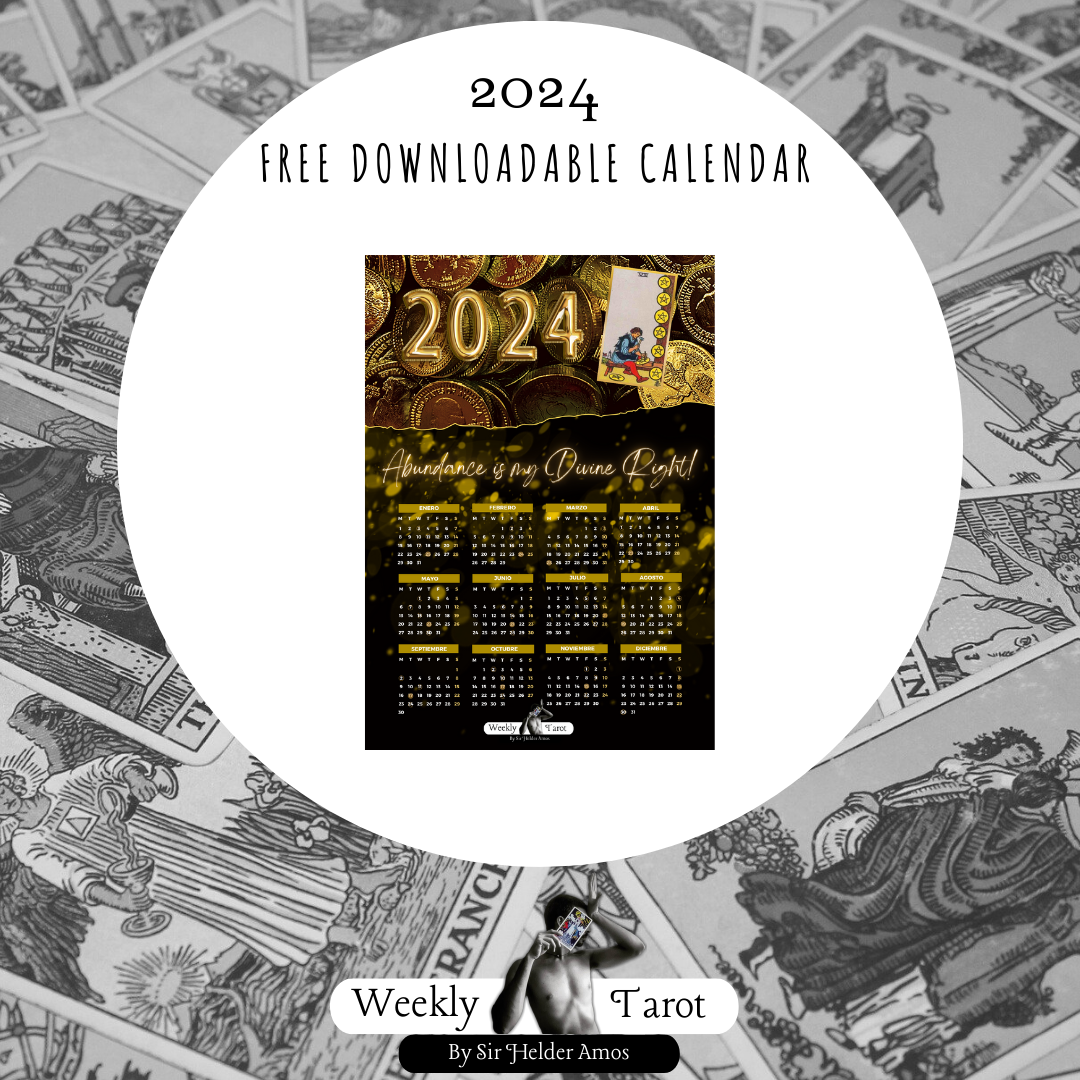 Year of Abundance ~ Free 2024 Downloadable Calendar