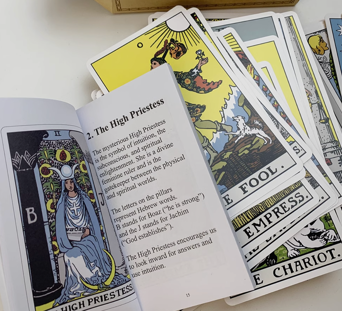 Classic Rider Waite and Pamela Smith Tarot Deck with Instructions.