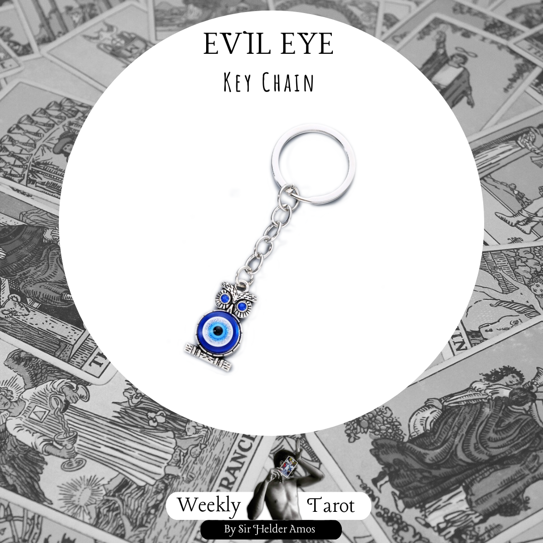 Owl Animal Spirit Evil Eye Keychain