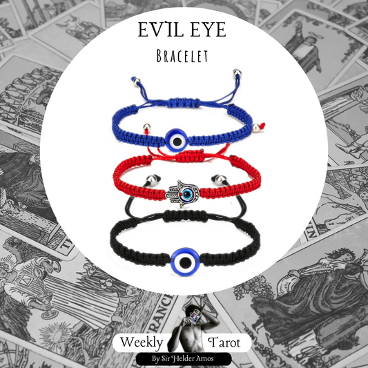 Set of 2 ~ Classic Evil Eye Bracelet (Threaded)