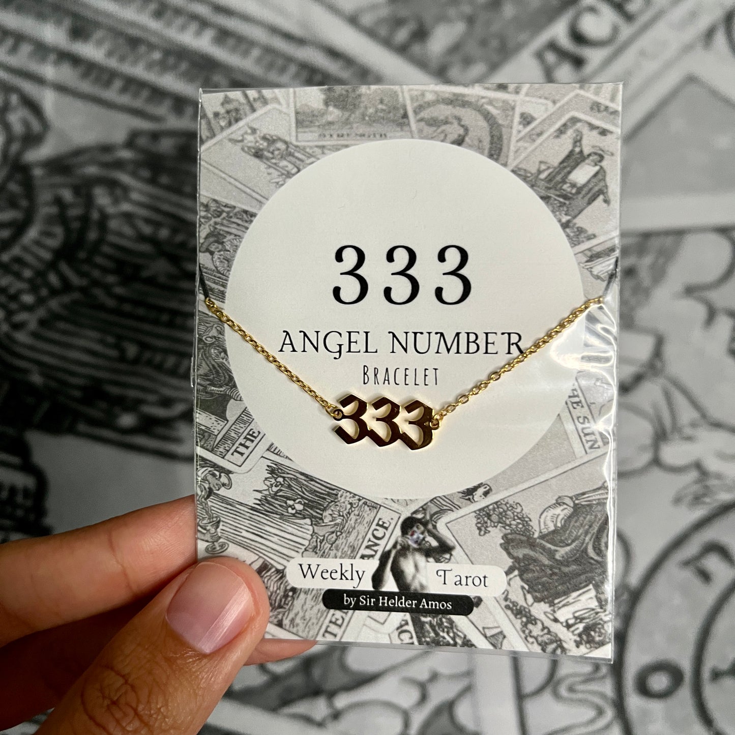 333 Angel Number ~ Stainless Steel Bracelet