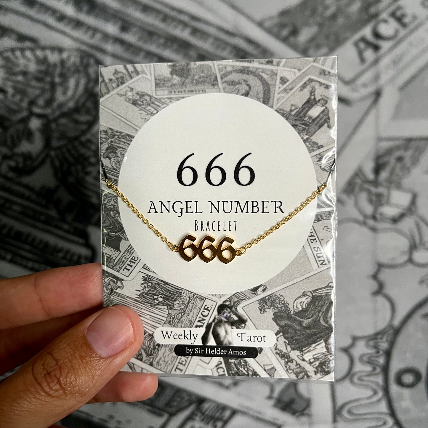 666 Pulsera con número de ángel