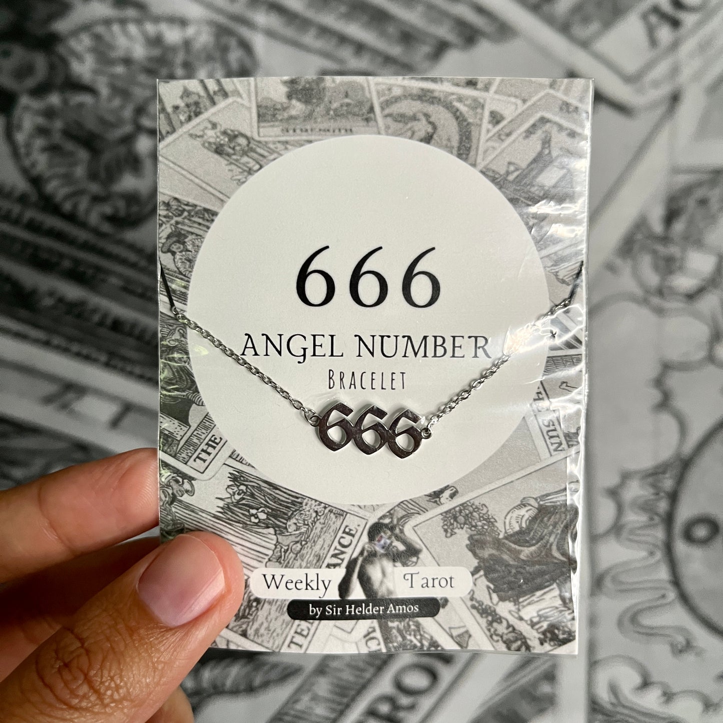 666 Angel Number ~ Stainless Steel Bracelet