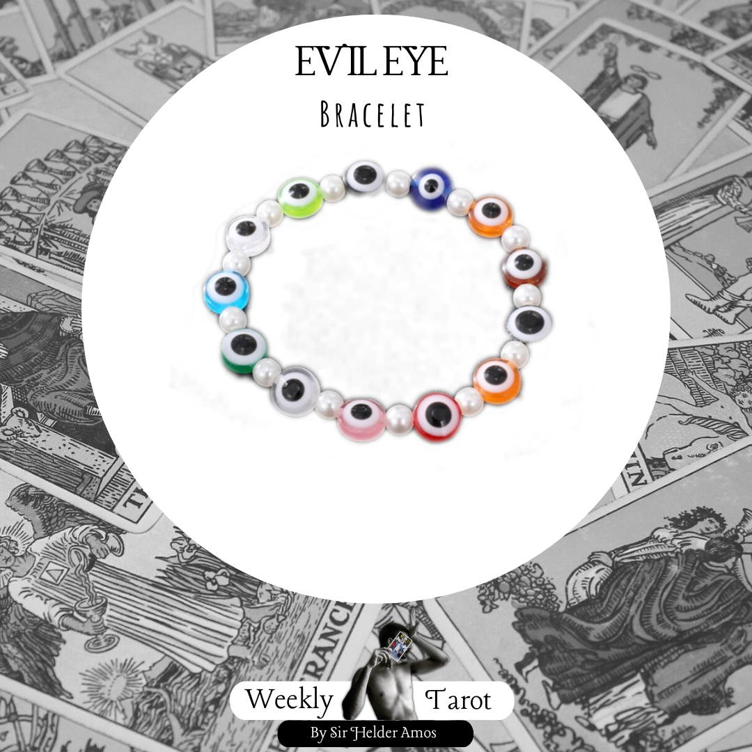 Colored Pearl Evil Eye Bracelet