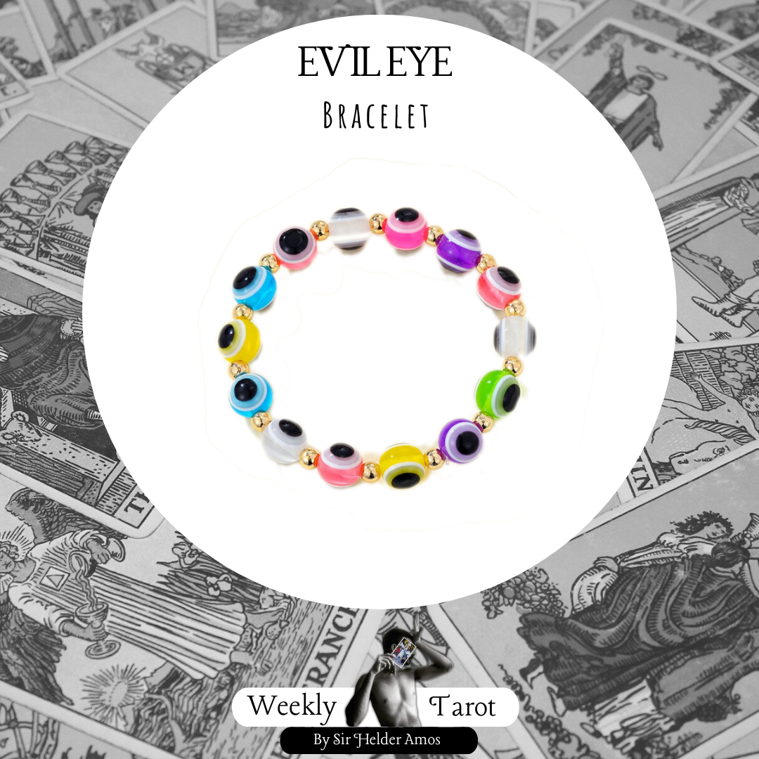 Colored Beads Evil Eye Bracelet