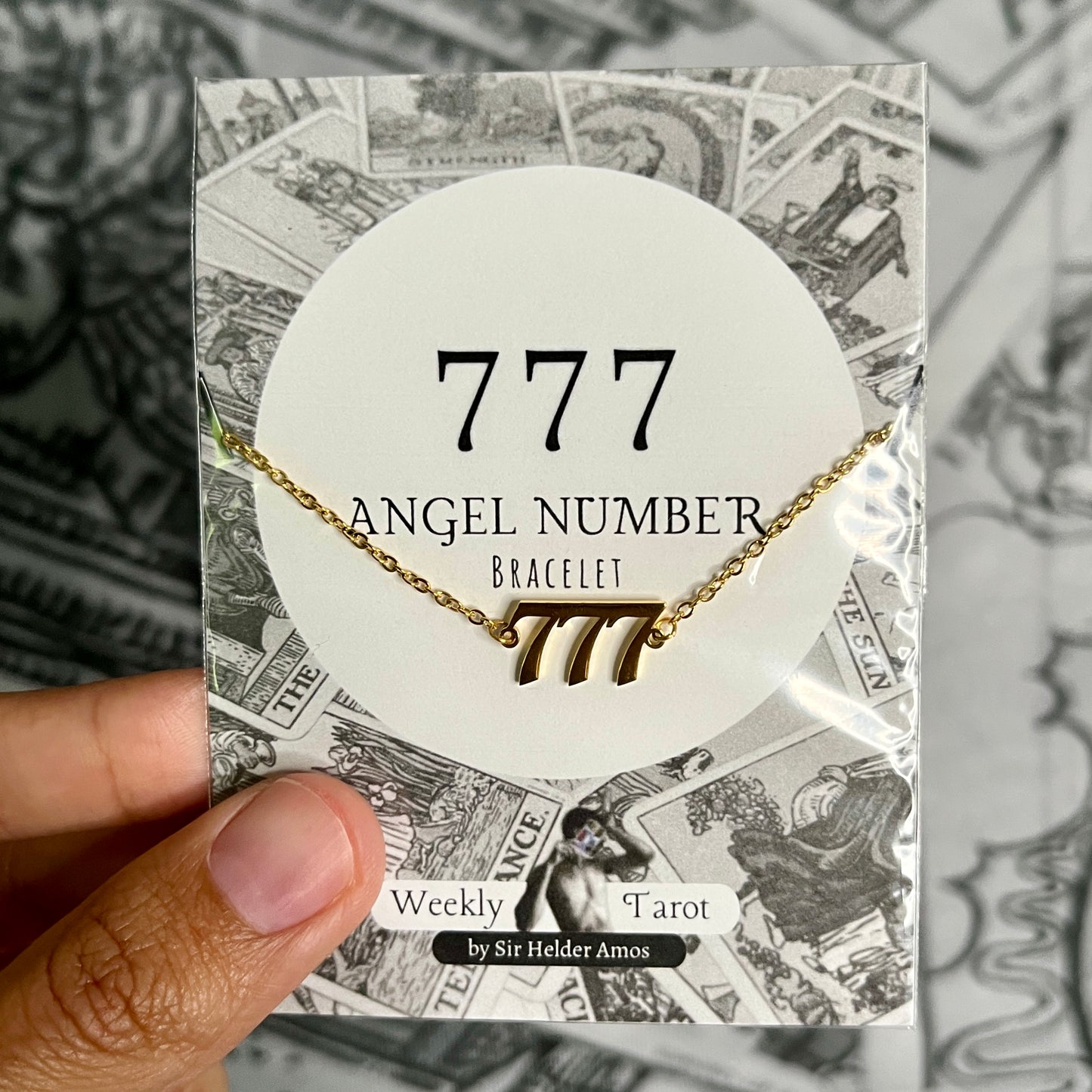 777 Angel Number ~ Stainless Steel Bracelet