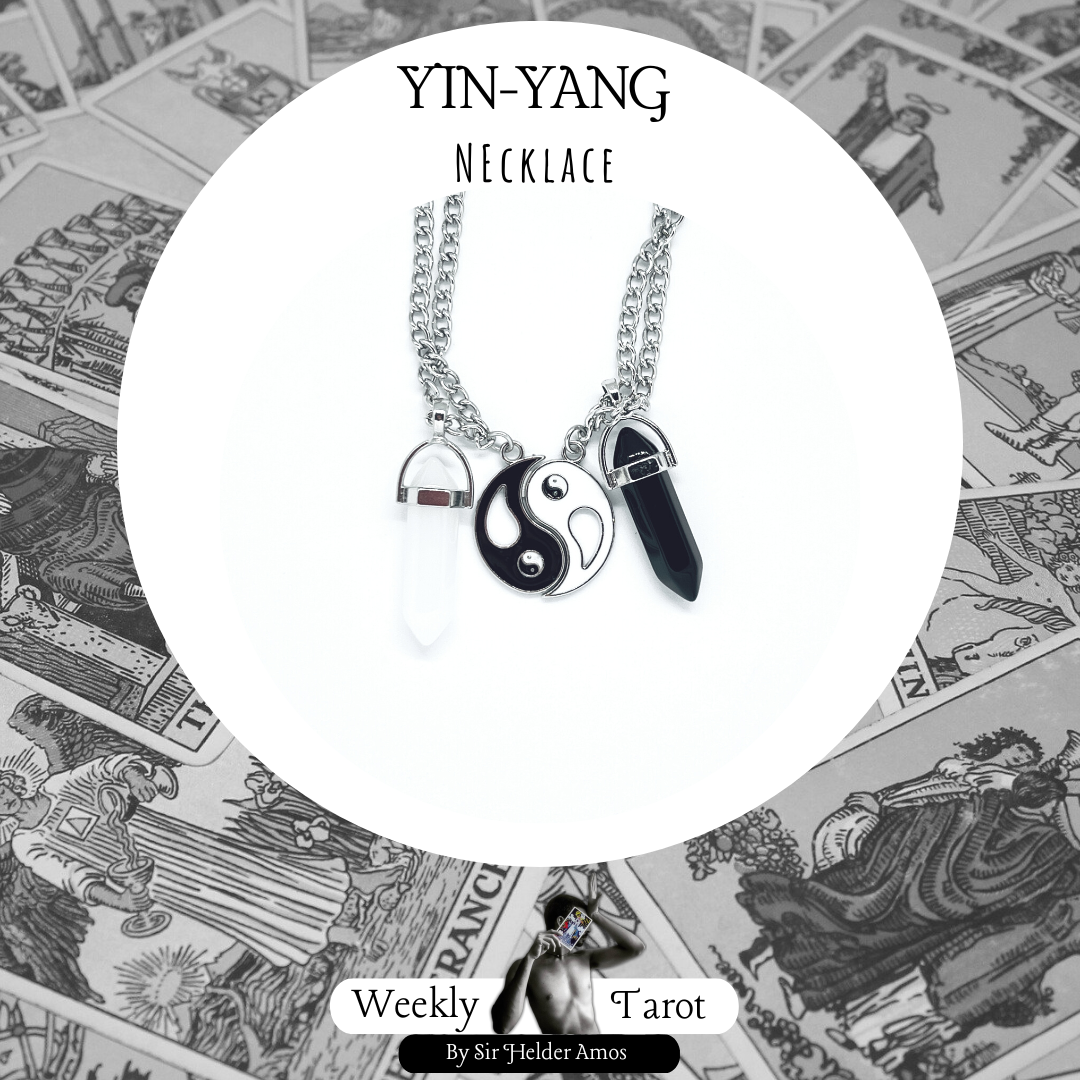 Yin Yang Crystal Quartz Necklace For Sale in the US fast shipping metaphysical store near me 