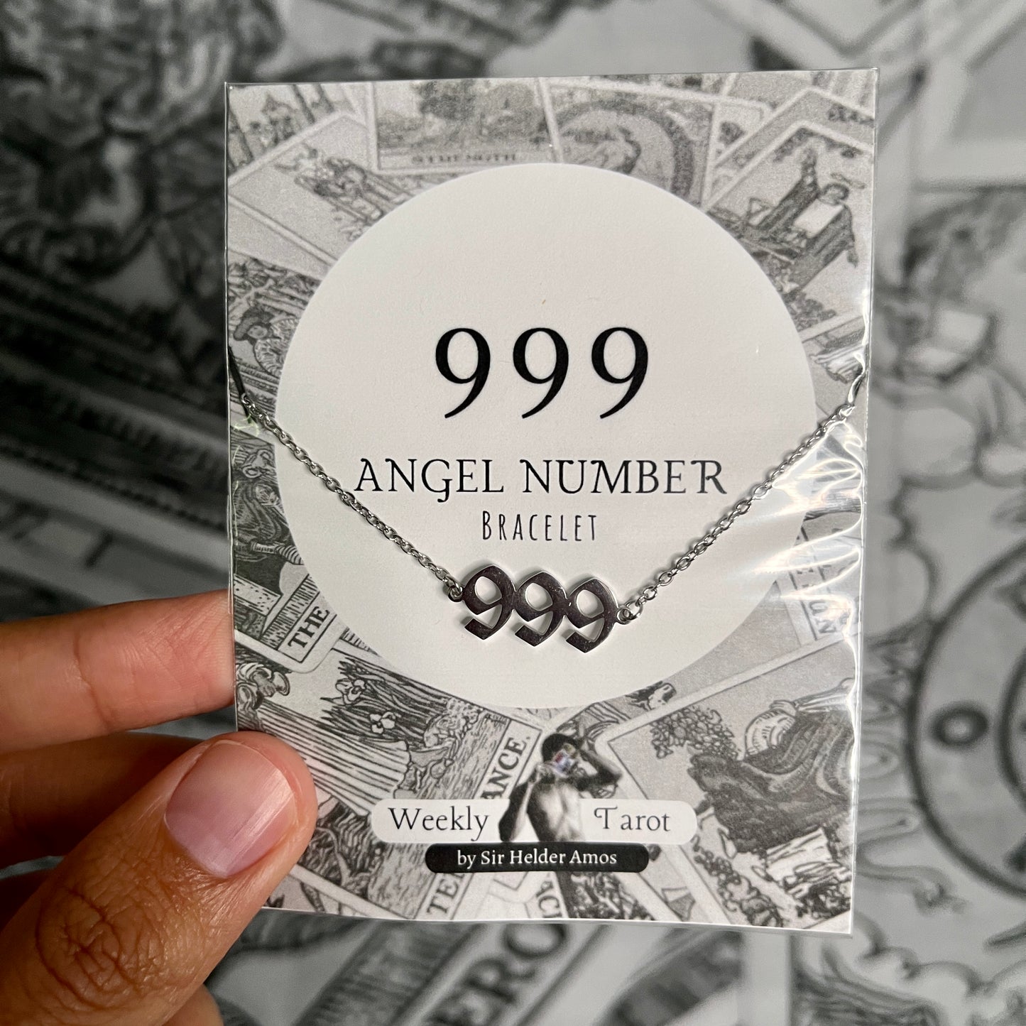 999 Angel Number ~ Stainless Steel Bracelet